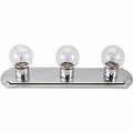 Home Impressions 3-Bulb Chrome Vanity Bath Light Bar IVLBS13CH